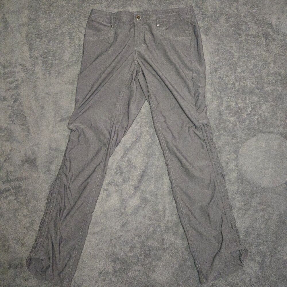 Kuhl Women's Trekr Hiking Pants Size 6 Short Gray Convertible Capri 6235